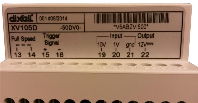 Drehzahlregler für Lüfter, Dixell / Copeland - XV 105D-50DV0, 230V 50 Hz,