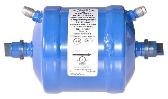 Saugleitungsfilter ALCO ASF-28 S4, 1/2" (12 mm) ODF Lötanschluss, 008 941