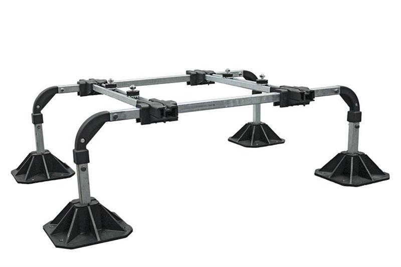 Rahmenkonstruktion - 1096x767x305 mm, 200 mm Fuß, Traglast 150 kg