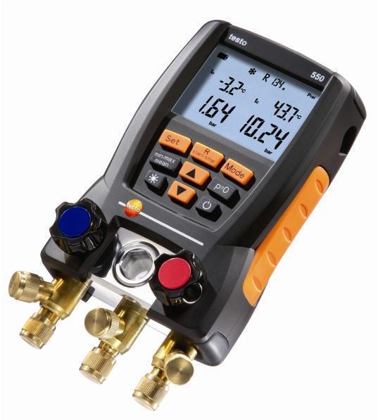 testo 550-1 Set digitale Monteurhilfe mit Bluetooth für Kälteanlagen und Wärmepumpen