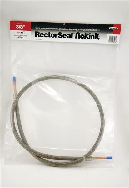NoKink flexible Kältemittelleitung 3/8"x 3' für die Wanddurchführung von Minisplit-Klimaanlagen, Rectoseal 66733