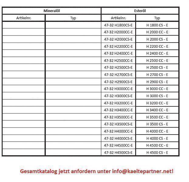 Verdichter Dorin H3000CC-E, HBP - R404A, R407C, R507, R134a, 380-420V