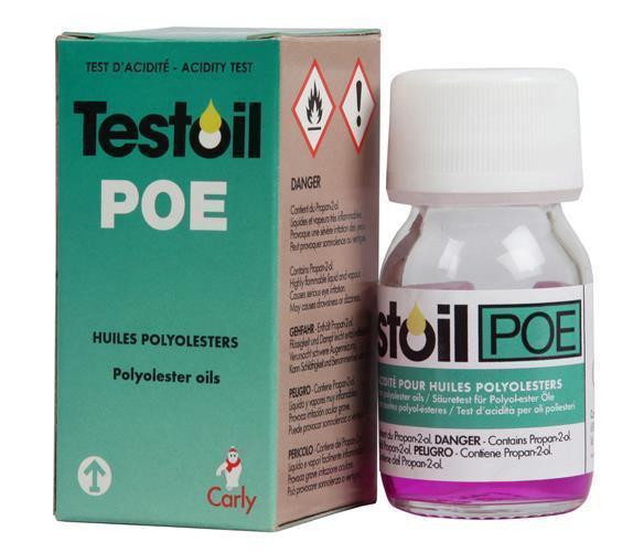 Säuretester für Polyol-ester Öle Testoil-POE, Flasche 30 ml