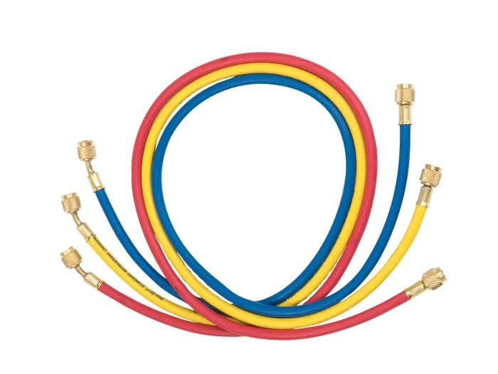 CPS Füllschlauch HP6YE KV Gelb mit Kugelventil 1800mm 