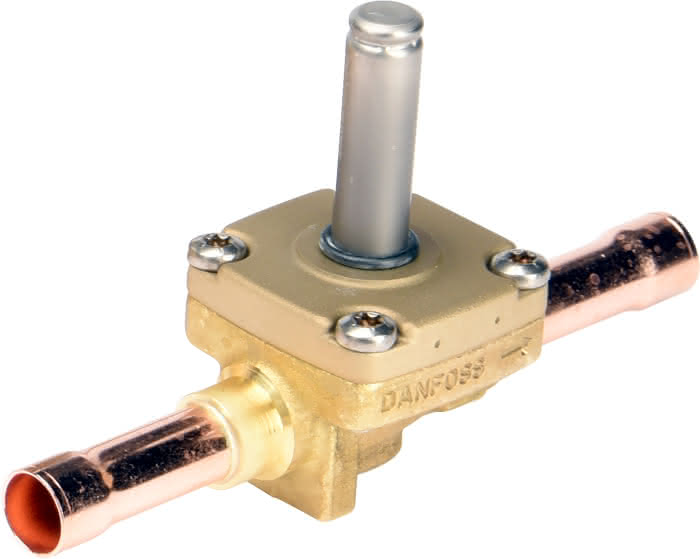 Magnetventil Danfoss EVR 20 NC, Löt 22 mm ODF, kv 5,0