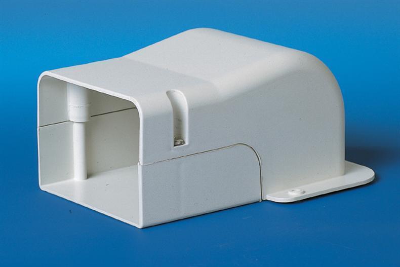 Airco-Duct Wanddurchführung 70 mm - RAL9002