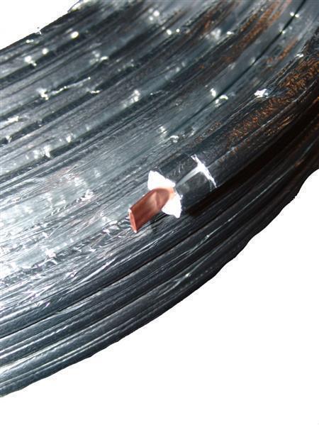 Kupferrohr isoliert CU, isolierte AL-Folie, 3/8"-Stärke 0,8 mm (10 mm), 50 m Rolle