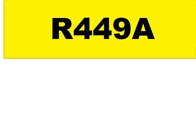 Aufkleber für Kältemittel R449A
