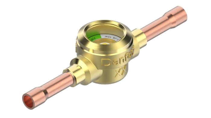 Schauglas Danfoss SGP 6s I, 6 mm ODF, ODS, R290, UL-Zertifikat