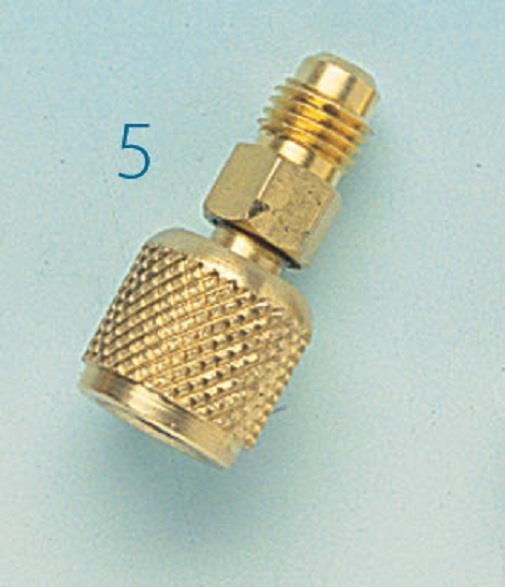 Adapter gerade, R410A, 5/16"SAE Aussengewinde x 1/4"SAE Innengewinde WIGAM RG180/4-5