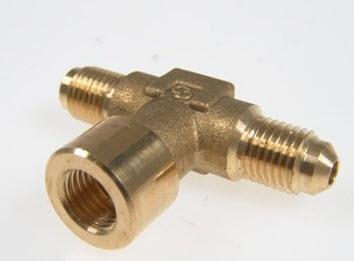 T-Stück 1/4" x 1/4" x 1/8" NPT F