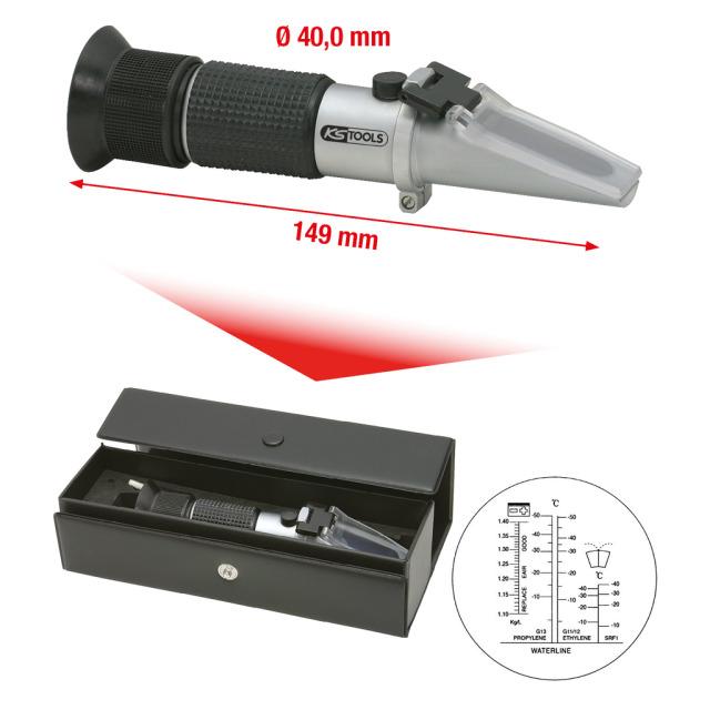 KS Refraktometer 5501290 optisches Prüfgerät für Frostschutz