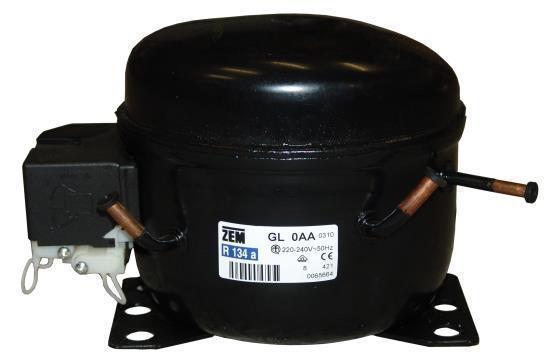 Verdichter Electrolux-ZEM GL90AA, LBP - R134a, 1/4HP, 220-240V/1/50Hz