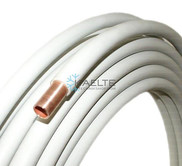 Kupferrohr isoliert CU, FL-ZO 7/8 " - 22,22 x 1,0 mm (22 mm), 25 m Rolle