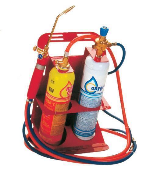 Hartlötgerät Wigam, TURBOSET 90, komplett mit Füllungen, 3050 °C
