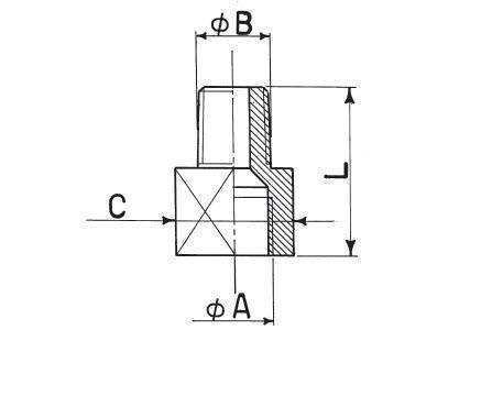 Reduziernippel Bördelanschluss f. 1/4 x NPT 1/8 WIGAM U5-4A