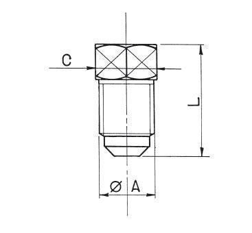 Verschlusstopfen 3/4"SAE x 28 WIGAM P2-12