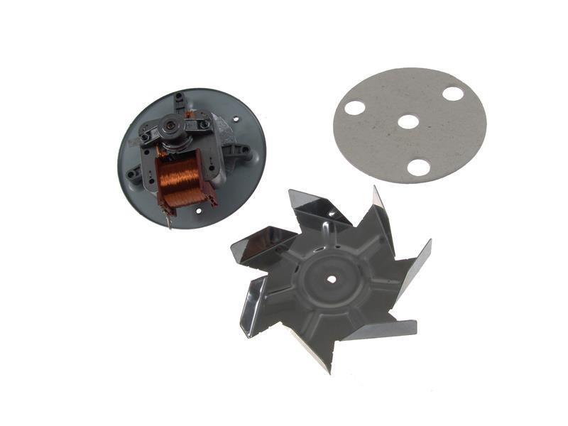 Ventilator / Lüfter für Heißluftherd, 32 W, Welle 20 mm, Flügelrad 150 mm, Qu