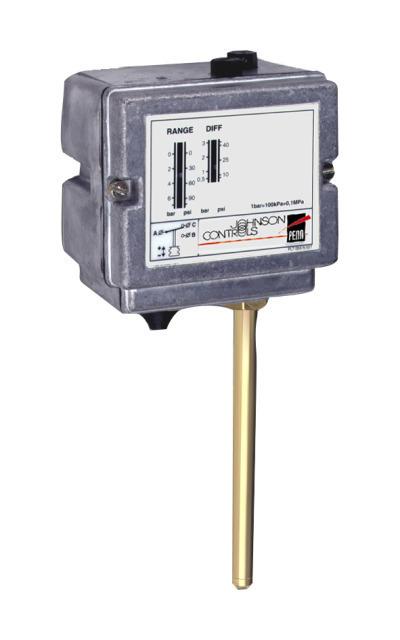 Druckschalter Johnson Controls P77AAW-9855, Hochdruck, 3-42 bar, autom. Rückstellung