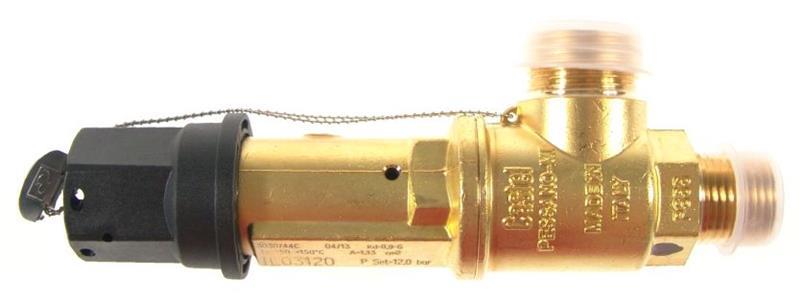 Sicherheitsventil Castel 3030/44C120, Schrauben 1/2" NPT, 12 bar