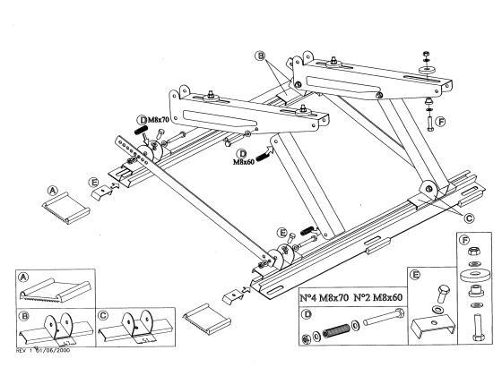 Dachkonsole, Tragkraft 140 Kg