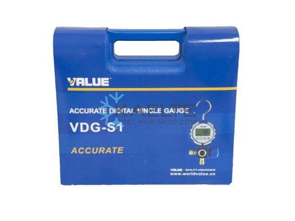 Digitale Monteurhilfe + 2 Schäuche 150cm in Koffer  VDG-2-S1 für R22, R134a, R1234yf, R290, R404A, R407C, R410A, R32, R507