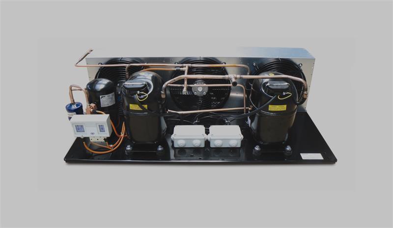 Verflüssigungssatz Embraco Gemini UGNJ9232GK, M/HBP - R404A/R452A, 220-240/50Hz