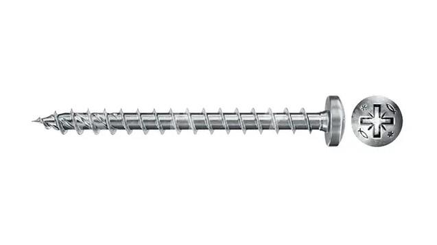 Senkkopfschraube 5 x 70 mm, (FPF II PZF), PZ, weißes Zink, 100St.