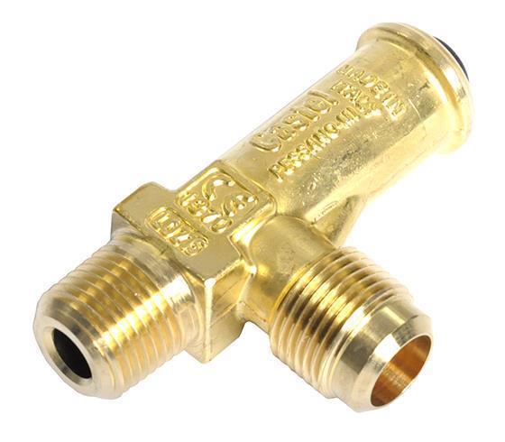 Sicherheitsventil CASTEL 3060/46C450, 1/2" NPT, 3/4" G, 45 bar
